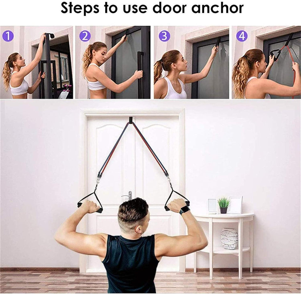 Gym Belt with Box | 5-in-1 Power Exercise Resistance Band Set – Adjustable Fitness Equipment for All Smart Exercise Belt