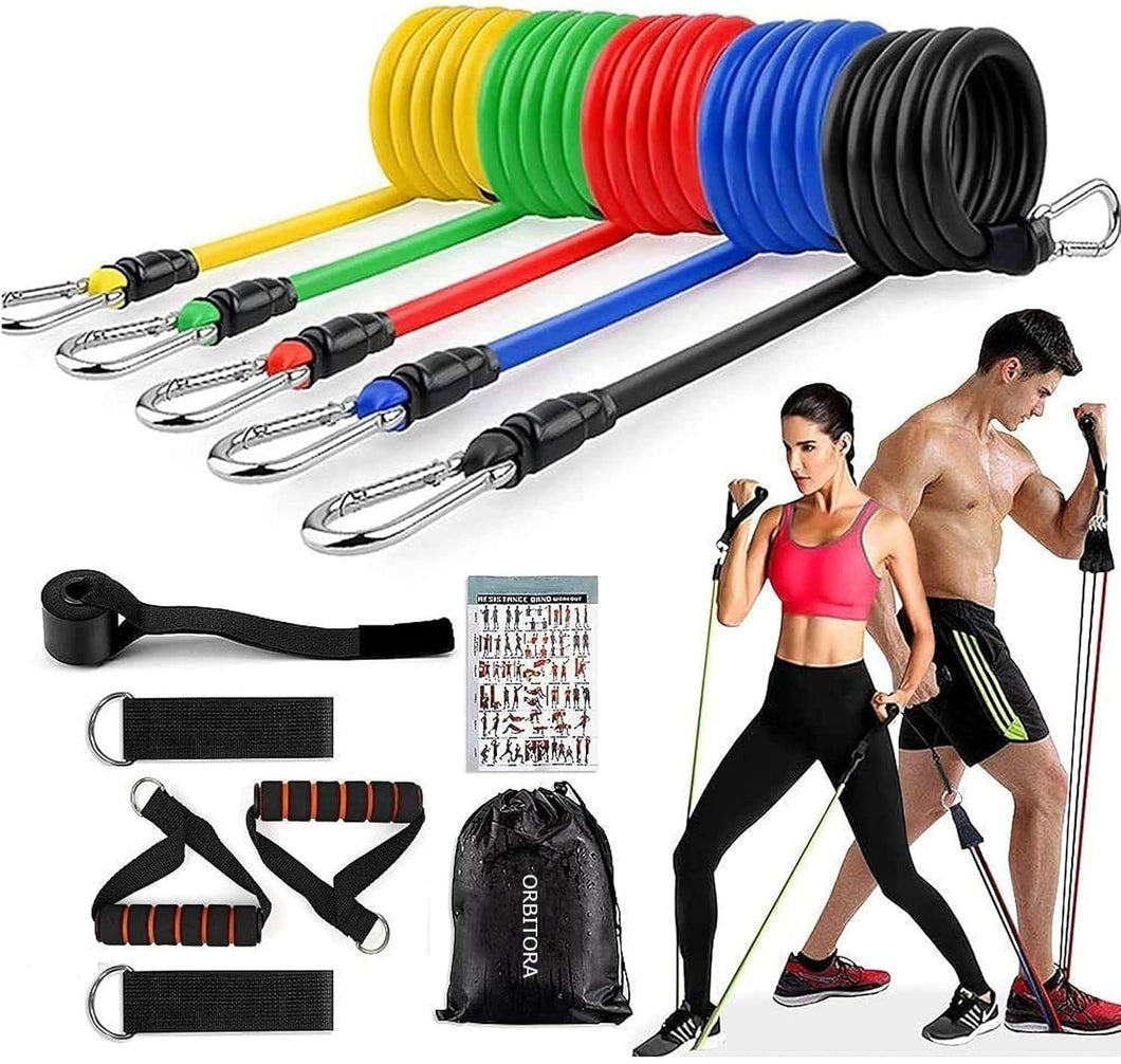 Gym Belt with Box | 5-in-1 Power Exercise Resistance Band Set – Adjustable Fitness Equipment for All Smart Exercise Belt