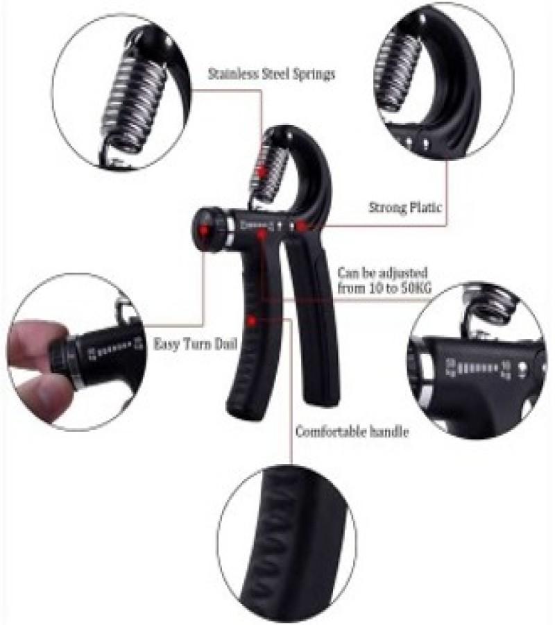 Adjustable Exerciser Hand Gripper With Counter Strengthener Adjustable Resistance Wrist Strengthener Forearm Gripper Hand Workout Squeezer Grip Strength