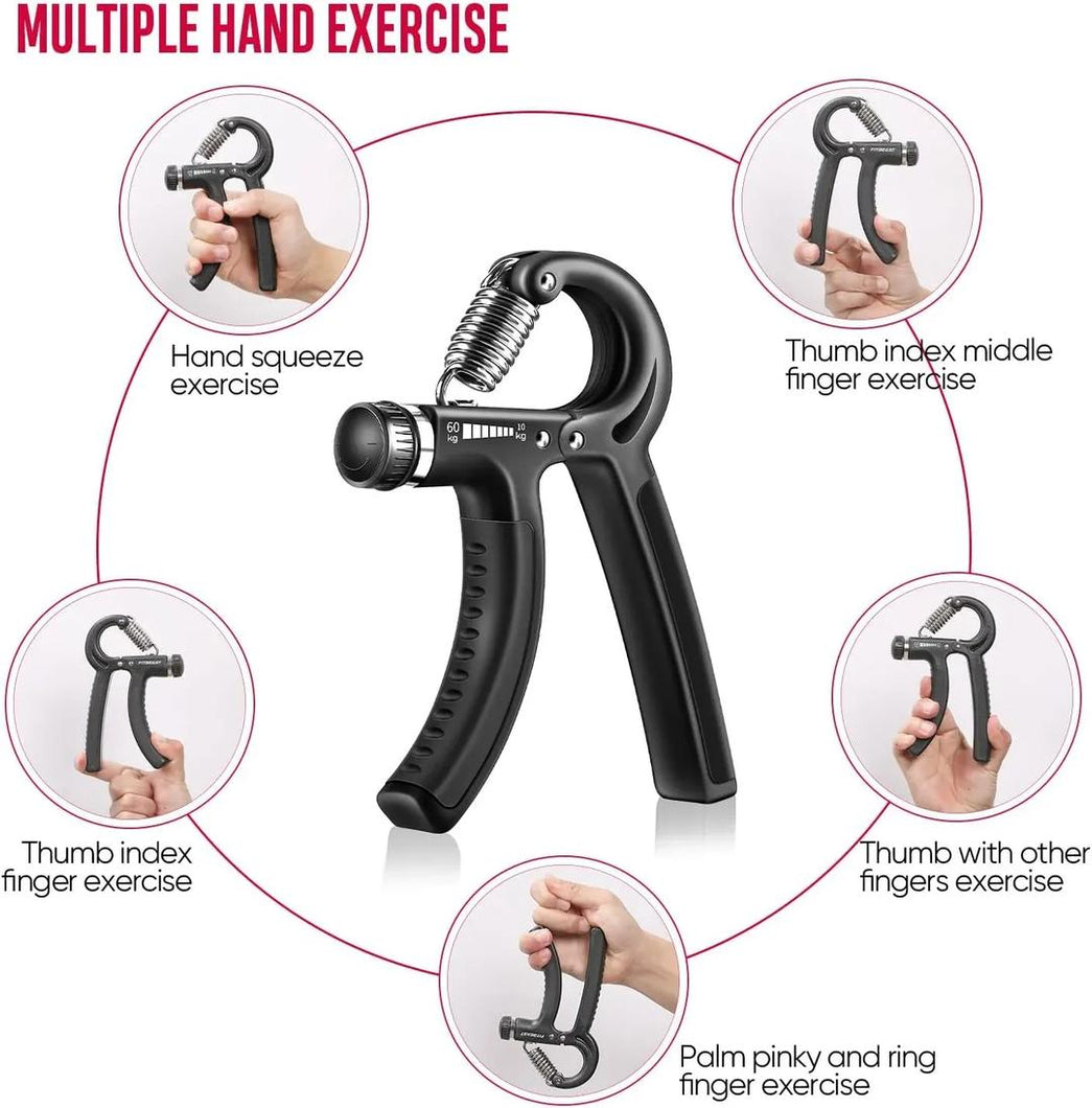 Adjustable Exerciser Hand Gripper With Counter Strengthener Adjustable Resistance Wrist Strengthener Forearm Gripper Hand Workout Squeezer Grip Strength