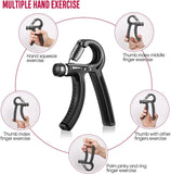 Adjustable Exerciser Hand Gripper With Counter Strengthener Adjustable Resistance Wrist Strengthener Forearm Gripper Hand Workout Squeezer Grip Strength