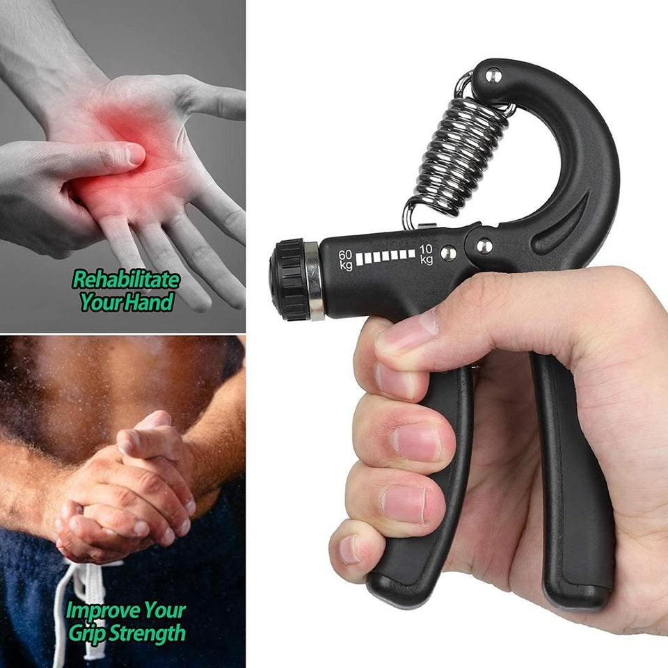 Adjustable Exerciser Hand Gripper With Counter Strengthener Adjustable Resistance Wrist Strengthener Forearm Gripper Hand Workout Squeezer Grip Strength